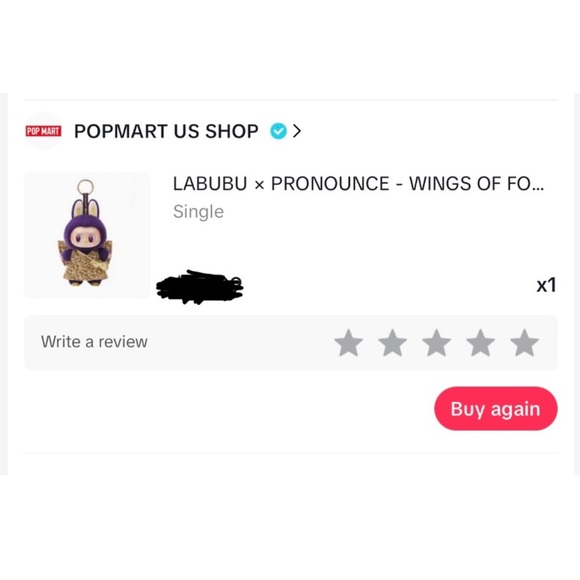 PopMart Authentic LABUBU × PRONOUNCE WINGS OF FORTUNE Vinyl Plush Hanging Card - Picture 12 of 12